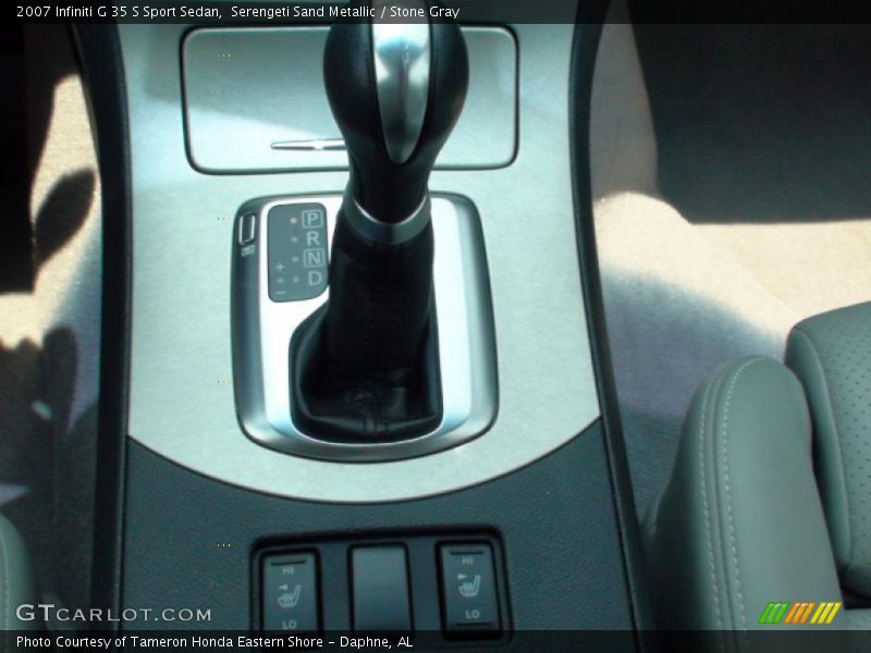 Serengeti Sand Metallic / Stone Gray 2007 Infiniti G 35 S Sport Sedan