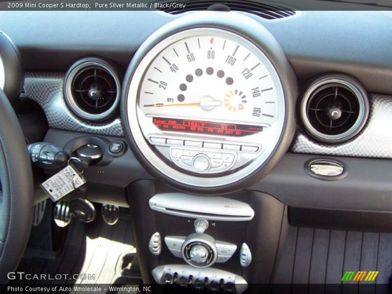 Pure Silver Metallic / Black/Grey 2009 Mini Cooper S Hardtop