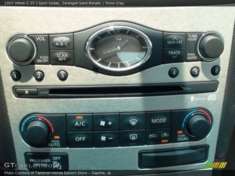 Serengeti Sand Metallic / Stone Gray 2007 Infiniti G 35 S Sport Sedan