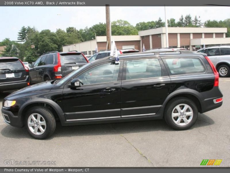 Black / Anthracite Black 2008 Volvo XC70 AWD