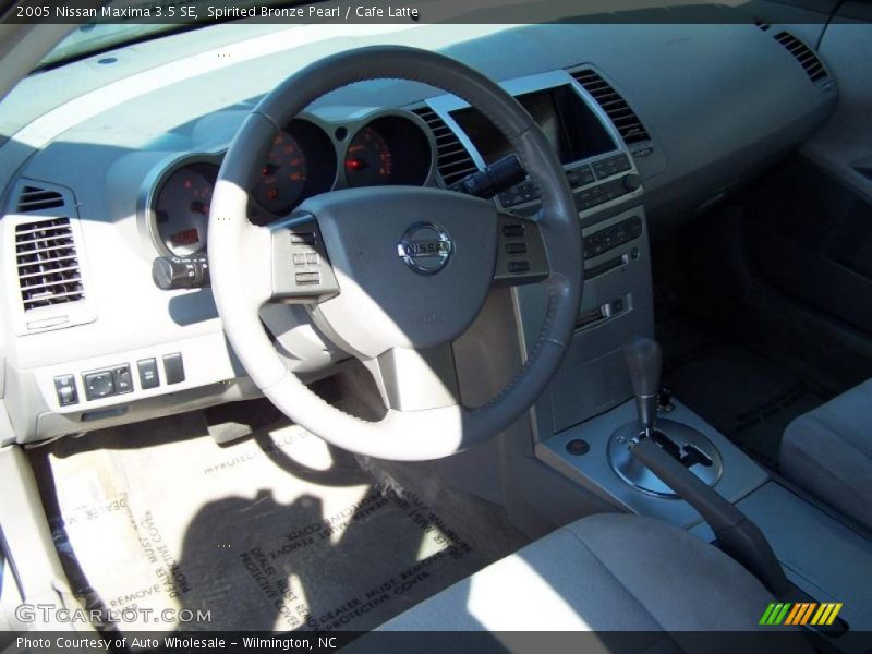 Spirited Bronze Pearl / Cafe Latte 2005 Nissan Maxima 3.5 SE