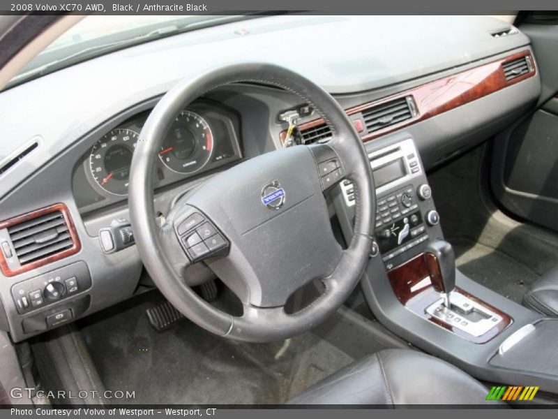 Black / Anthracite Black 2008 Volvo XC70 AWD