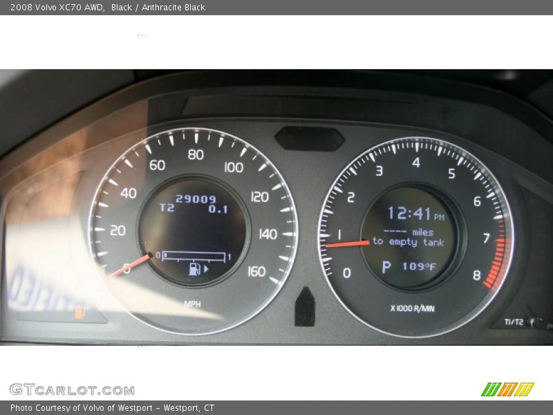 Black / Anthracite Black 2008 Volvo XC70 AWD