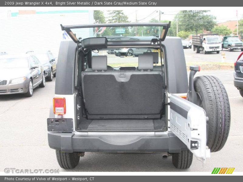 Bright Silver Metallic / Dark Slate Gray/Medium Slate Gray 2009 Jeep Wrangler X 4x4