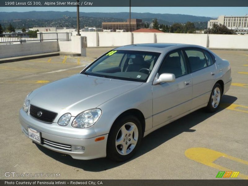 Alpine Silver Metalic / Gray 1998 Lexus GS 300