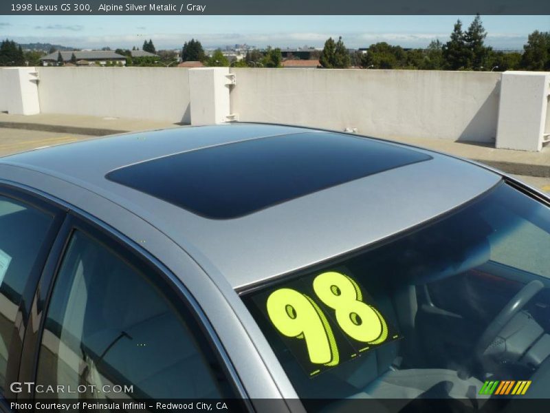 Alpine Silver Metalic / Gray 1998 Lexus GS 300