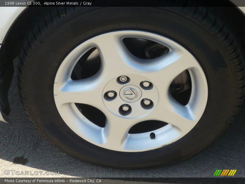 Alpine Silver Metalic / Gray 1998 Lexus GS 300