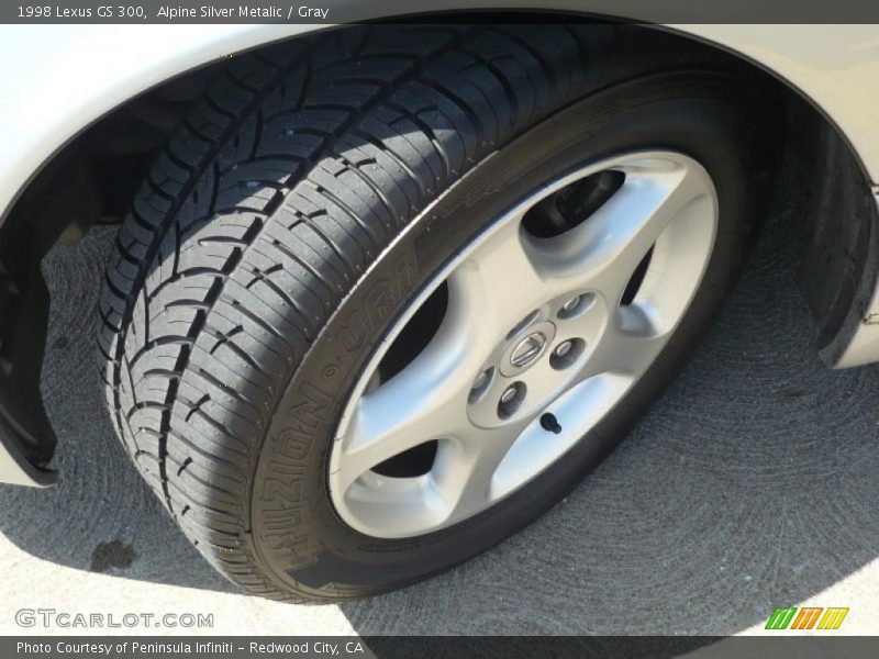 Alpine Silver Metalic / Gray 1998 Lexus GS 300