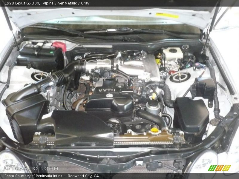 Alpine Silver Metalic / Gray 1998 Lexus GS 300