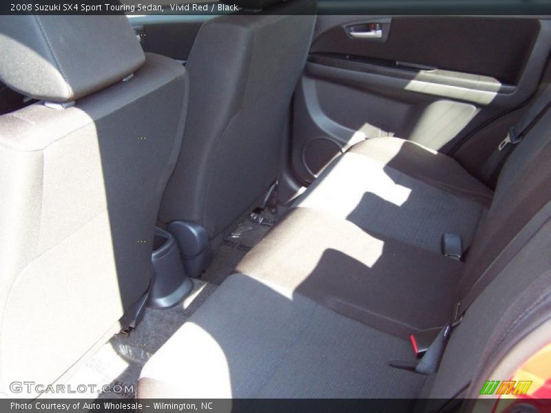 Vivid Red / Black 2008 Suzuki SX4 Sport Touring Sedan