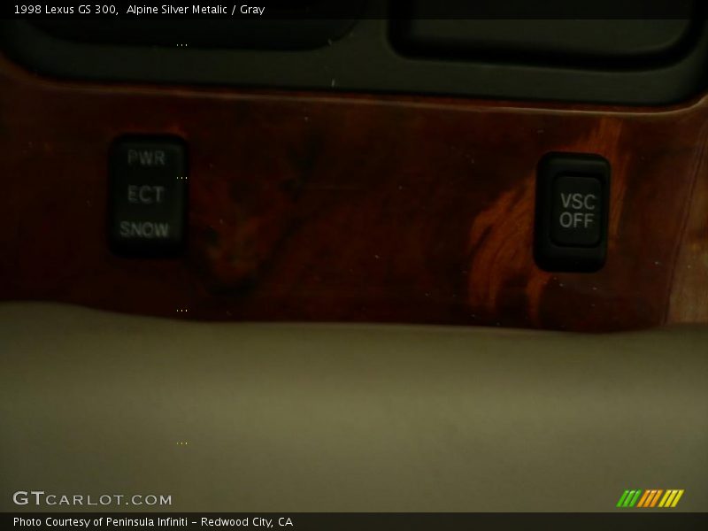 Alpine Silver Metalic / Gray 1998 Lexus GS 300