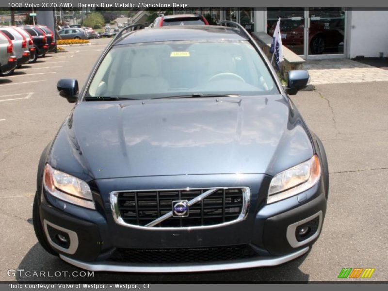 Barents Blue Metallic / Sandstone Beige 2008 Volvo XC70 AWD