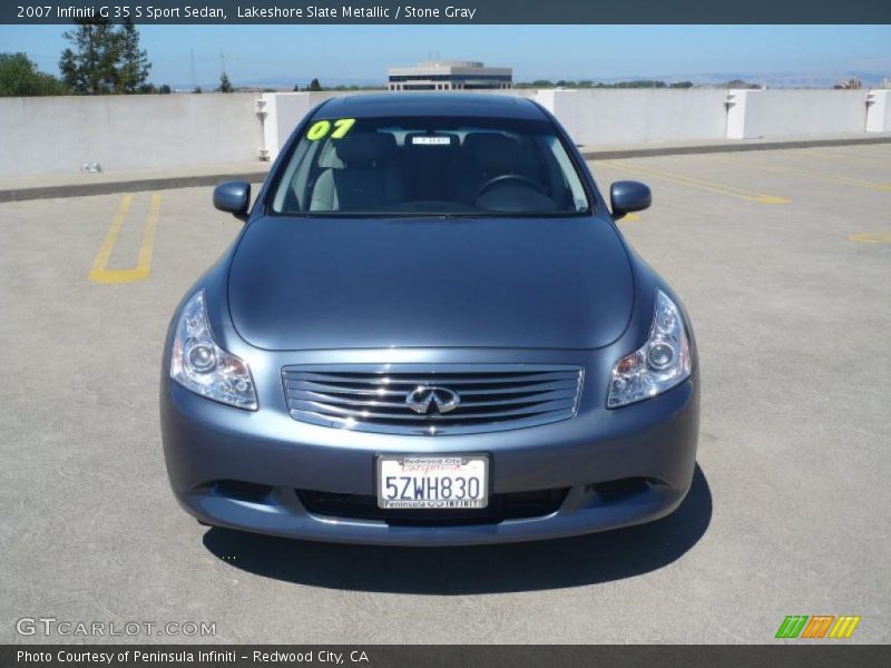 Lakeshore Slate Metallic / Stone Gray 2007 Infiniti G 35 S Sport Sedan
