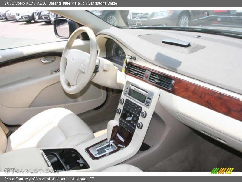 Barents Blue Metallic / Sandstone Beige 2008 Volvo XC70 AWD