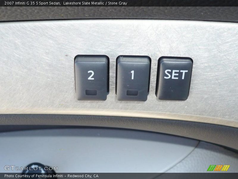 Lakeshore Slate Metallic / Stone Gray 2007 Infiniti G 35 S Sport Sedan
