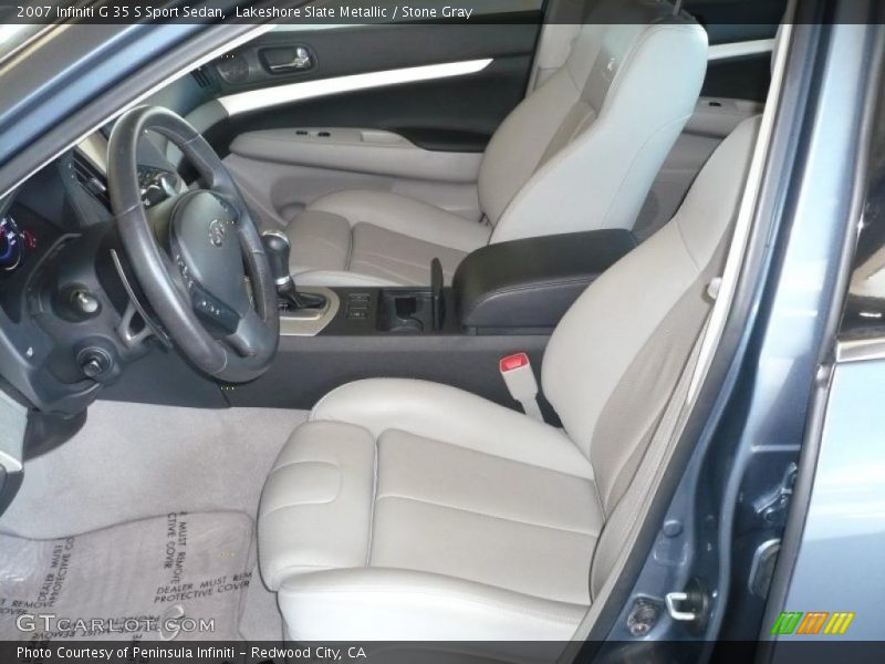 Lakeshore Slate Metallic / Stone Gray 2007 Infiniti G 35 S Sport Sedan