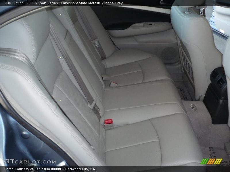 Lakeshore Slate Metallic / Stone Gray 2007 Infiniti G 35 S Sport Sedan