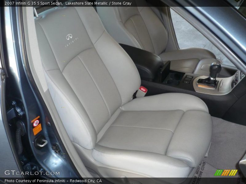 Lakeshore Slate Metallic / Stone Gray 2007 Infiniti G 35 S Sport Sedan