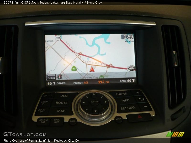Lakeshore Slate Metallic / Stone Gray 2007 Infiniti G 35 S Sport Sedan