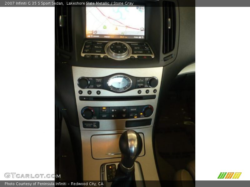 Lakeshore Slate Metallic / Stone Gray 2007 Infiniti G 35 S Sport Sedan