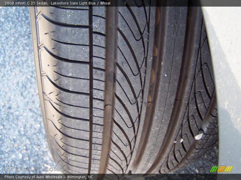 Lakeshore Slate Light Blue / Wheat 2008 Infiniti G 35 Sedan