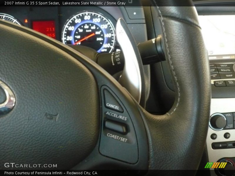 Lakeshore Slate Metallic / Stone Gray 2007 Infiniti G 35 S Sport Sedan