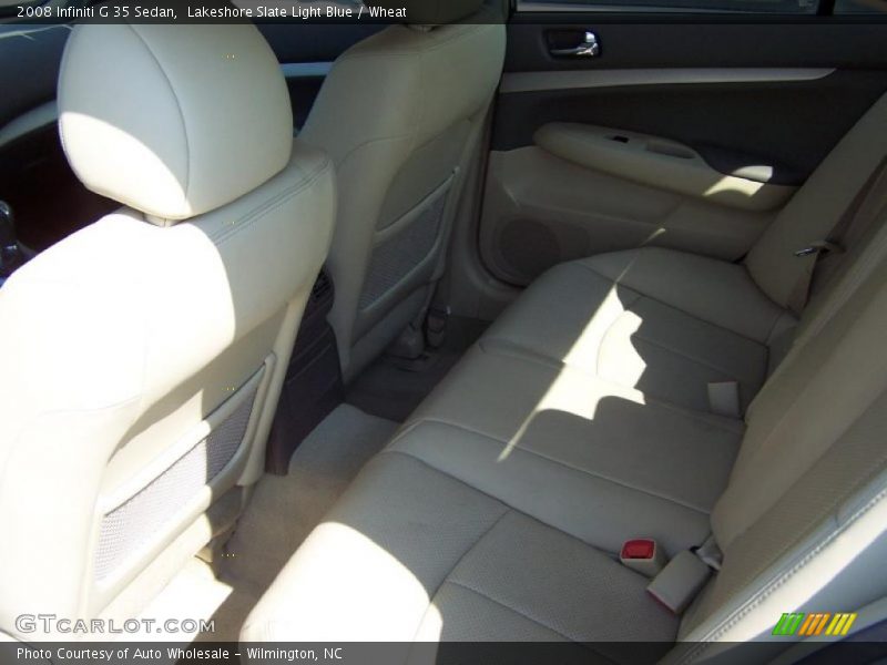 Lakeshore Slate Light Blue / Wheat 2008 Infiniti G 35 Sedan