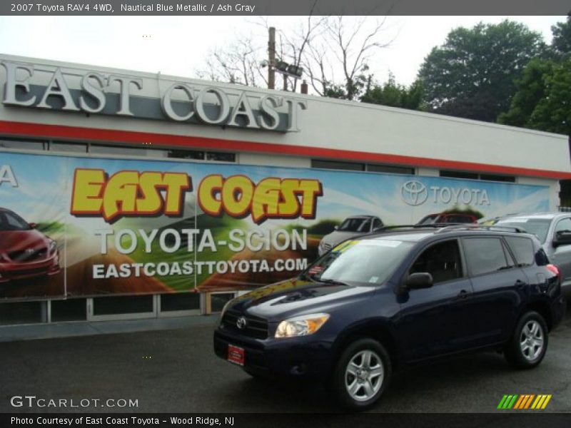 Nautical Blue Metallic / Ash Gray 2007 Toyota RAV4 4WD