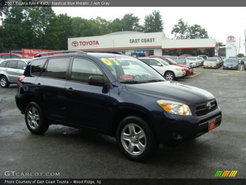 Nautical Blue Metallic / Ash Gray 2007 Toyota RAV4 4WD
