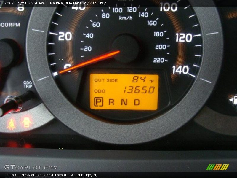 Nautical Blue Metallic / Ash Gray 2007 Toyota RAV4 4WD