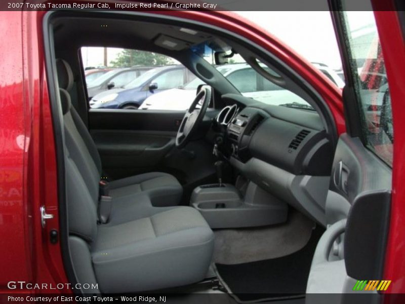 Impulse Red Pearl / Graphite Gray 2007 Toyota Tacoma Regular Cab