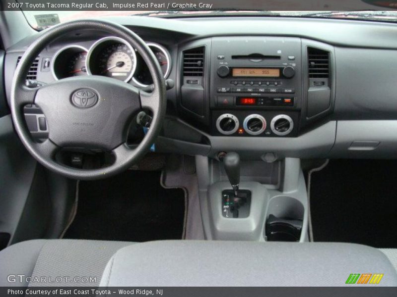 Impulse Red Pearl / Graphite Gray 2007 Toyota Tacoma Regular Cab