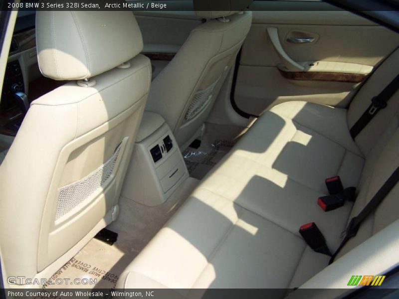 Arctic Metallic / Beige 2008 BMW 3 Series 328i Sedan