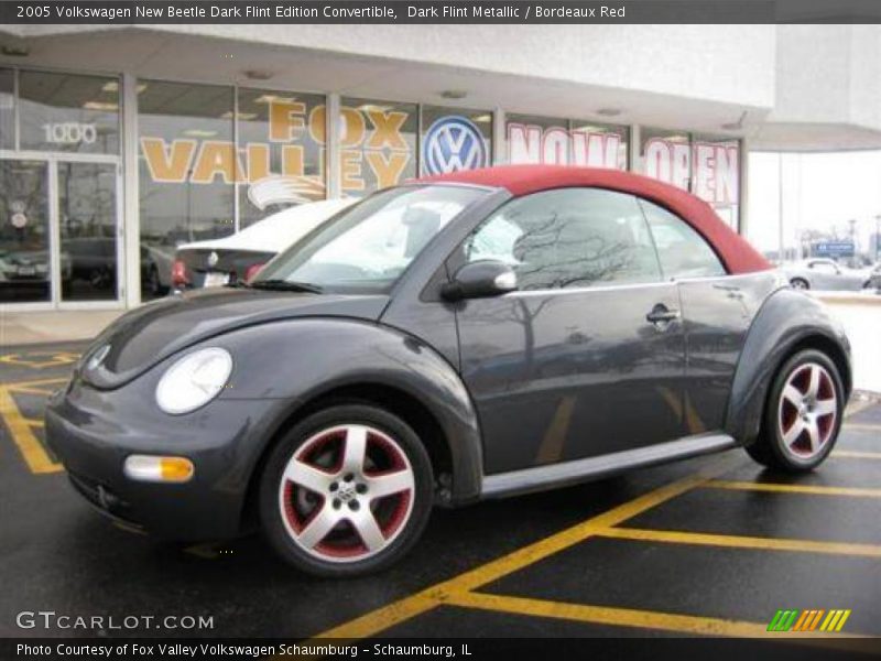 Dark Flint Metallic / Bordeaux Red 2005 Volkswagen New Beetle Dark Flint Edition Convertible