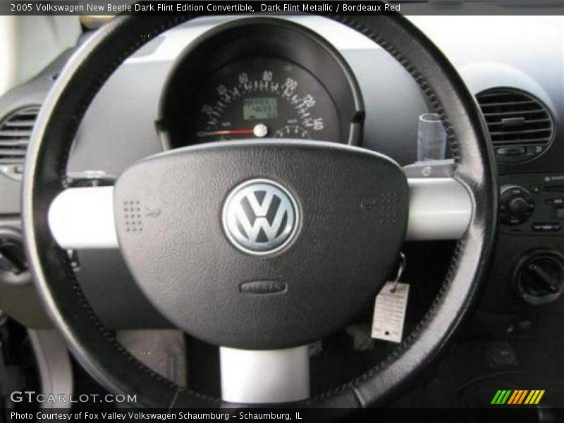 Dark Flint Metallic / Bordeaux Red 2005 Volkswagen New Beetle Dark Flint Edition Convertible
