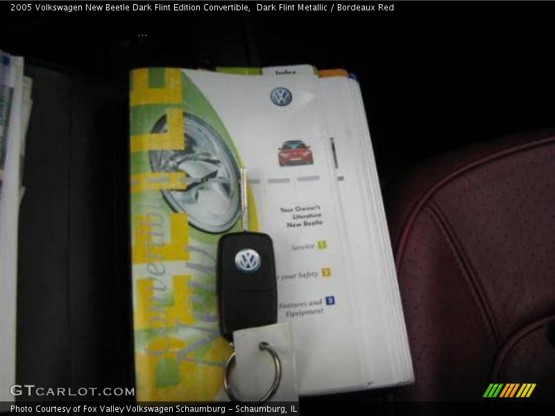 Dark Flint Metallic / Bordeaux Red 2005 Volkswagen New Beetle Dark Flint Edition Convertible