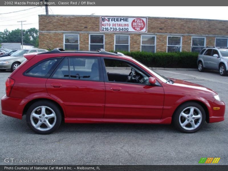 Classic Red / Off Black 2002 Mazda Protege 5 Wagon