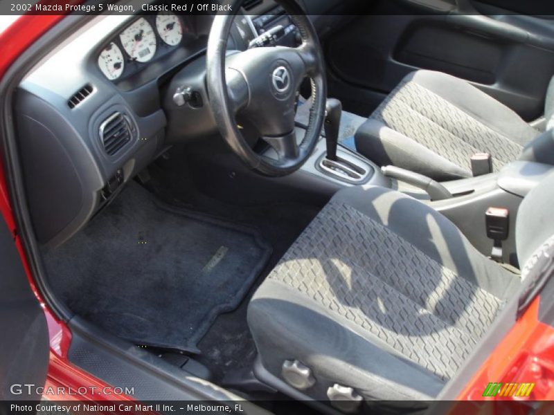 Classic Red / Off Black 2002 Mazda Protege 5 Wagon