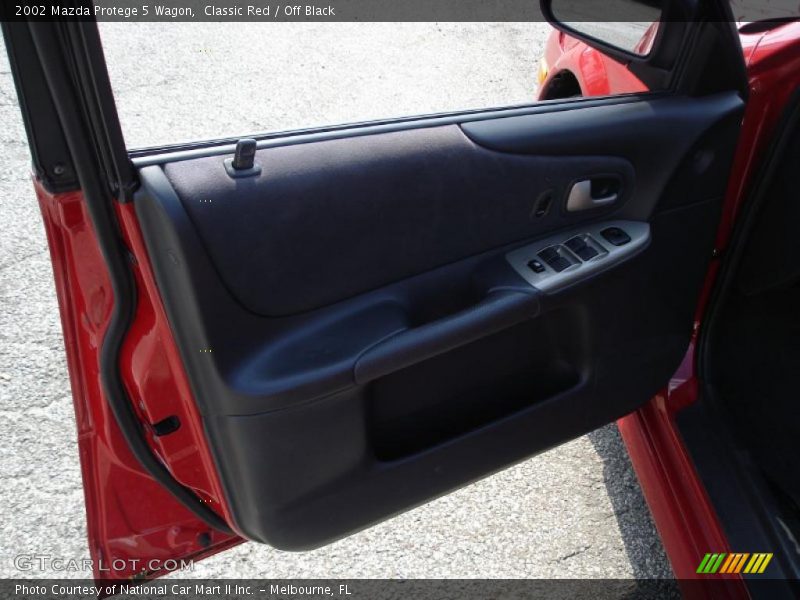 Classic Red / Off Black 2002 Mazda Protege 5 Wagon
