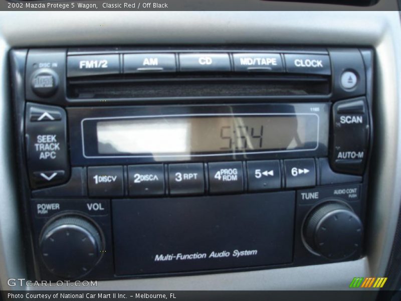 Classic Red / Off Black 2002 Mazda Protege 5 Wagon