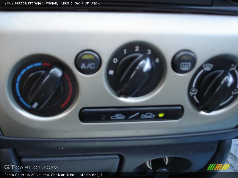 Classic Red / Off Black 2002 Mazda Protege 5 Wagon