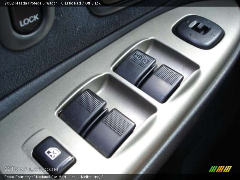 Classic Red / Off Black 2002 Mazda Protege 5 Wagon