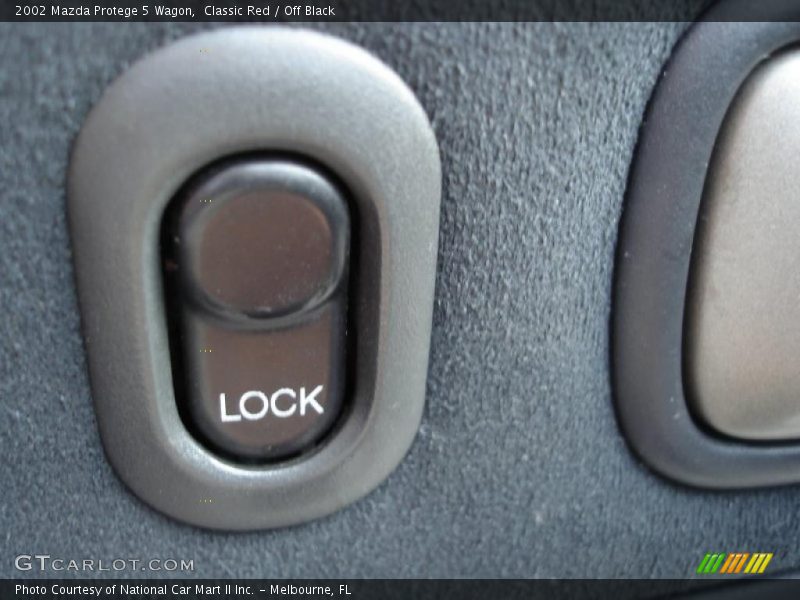 Classic Red / Off Black 2002 Mazda Protege 5 Wagon