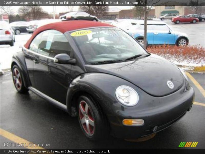 Dark Flint Metallic / Bordeaux Red 2005 Volkswagen New Beetle Dark Flint Edition Convertible