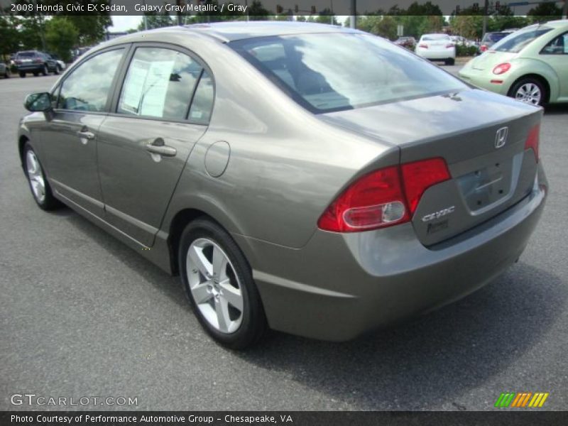 Galaxy Gray Metallic / Gray 2008 Honda Civic EX Sedan