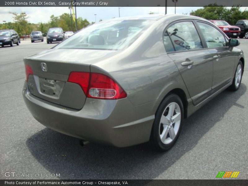 Galaxy Gray Metallic / Gray 2008 Honda Civic EX Sedan