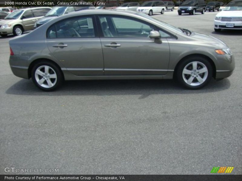 Galaxy Gray Metallic / Gray 2008 Honda Civic EX Sedan