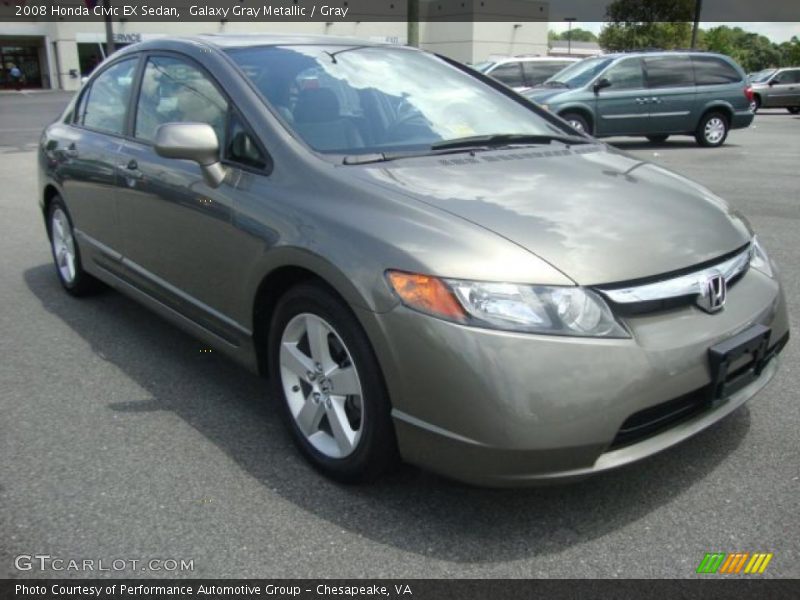 Galaxy Gray Metallic / Gray 2008 Honda Civic EX Sedan