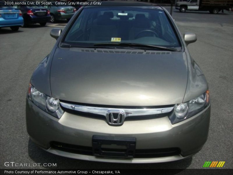 Galaxy Gray Metallic / Gray 2008 Honda Civic EX Sedan