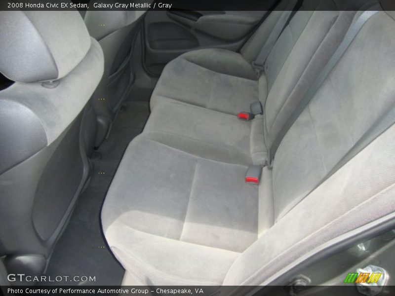 Galaxy Gray Metallic / Gray 2008 Honda Civic EX Sedan